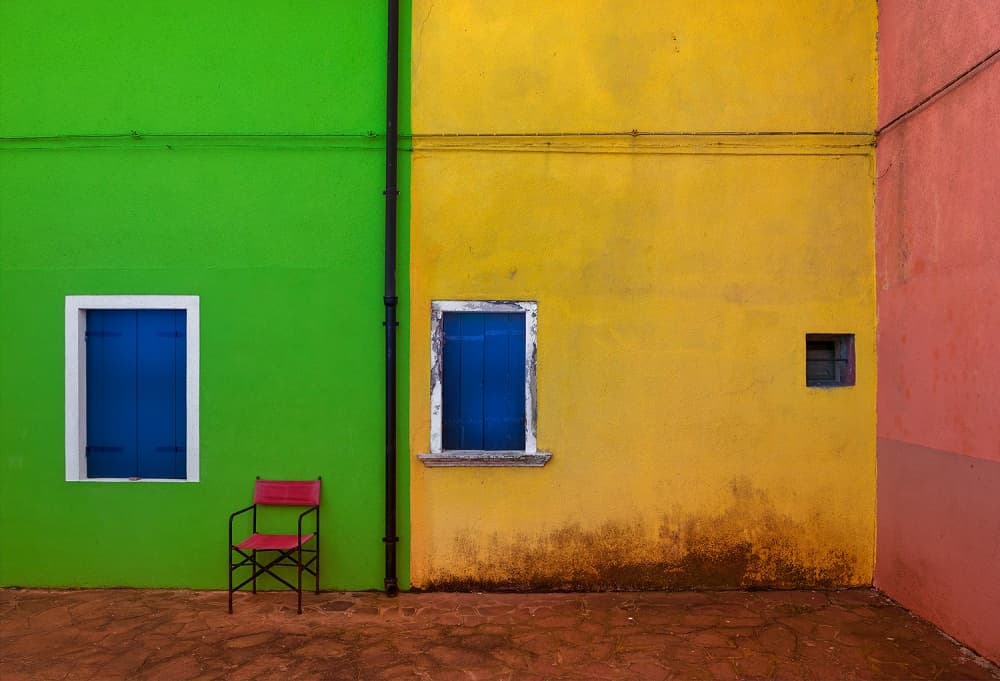 Vibrant Walls Blue Windows by Jure Kravanja — canvas wall art