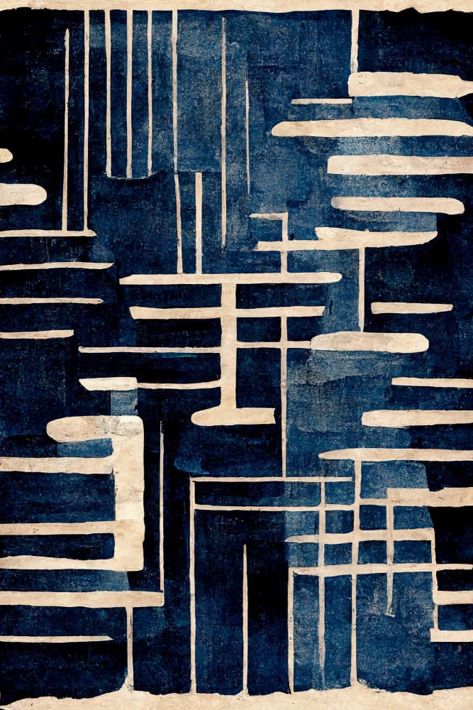 Silent Geometry by Treechild — canvas wall art