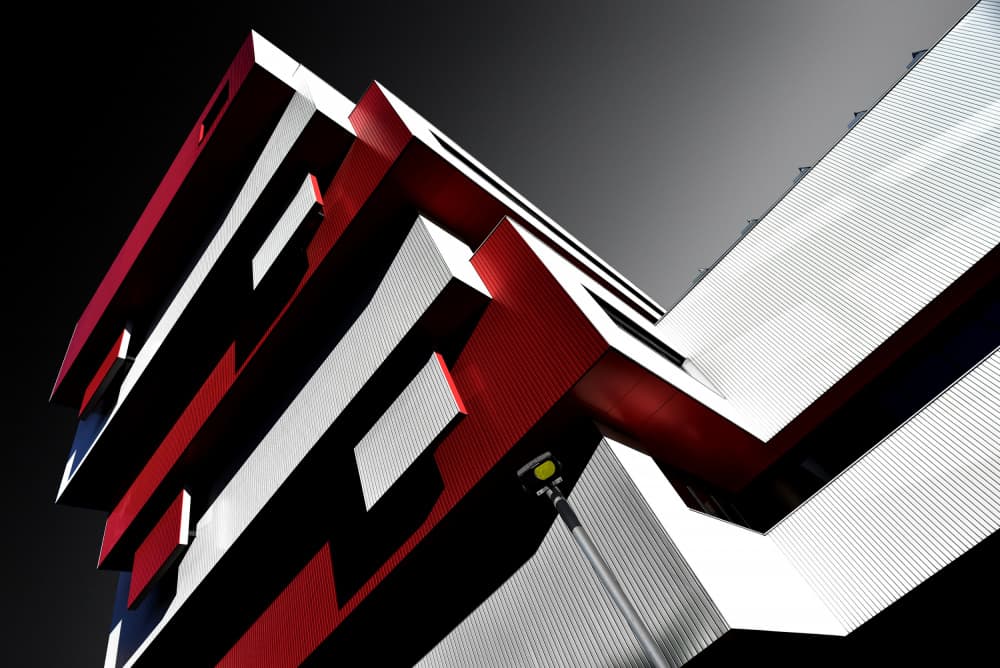 Dynamic Geometric Architecture by Jorge Pimenta — canvas wall art