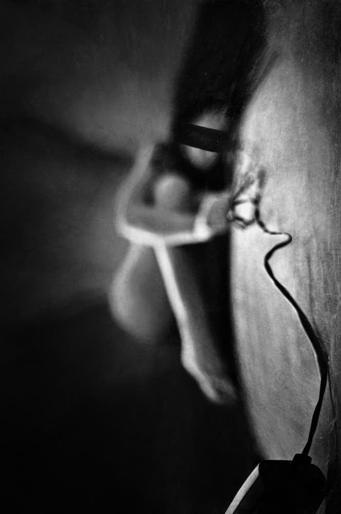 Lonely Figure In Shadows by Samanta Krivec — canvas wall art