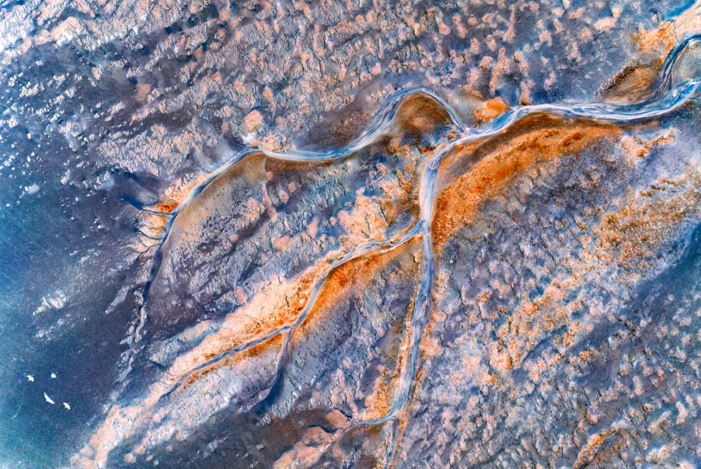 Colorful River Delta by Songlin Xu — canvas wall art