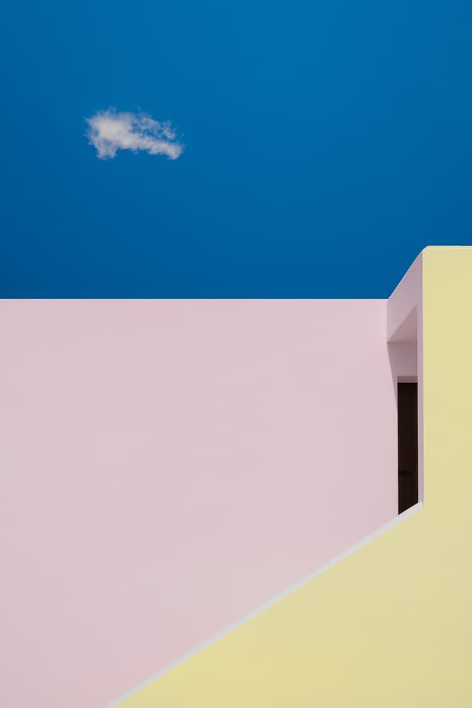Pastel Architecture Cloud by Rolf Endermann — canvas wall art