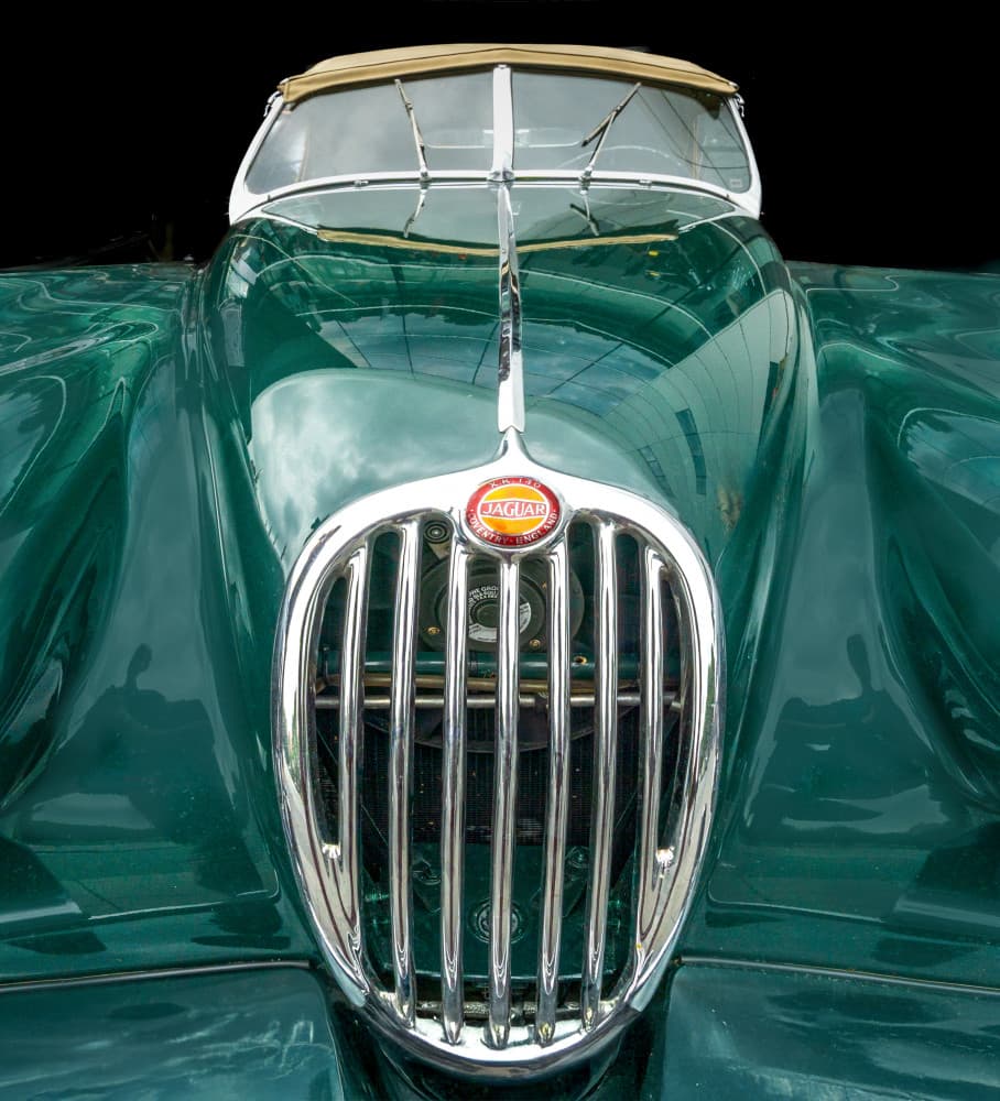 Emerald Green Classic Car by Stephan Rückert — canvas wall art