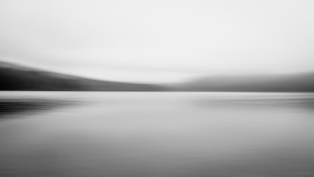 Blurred Mountain Lake by Ineke Mighorst — canvas wall art