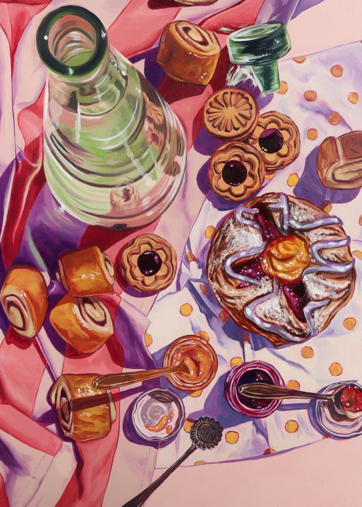 Vibrant Breakfast Treats by Anna Zdanowicz — canvas wall art