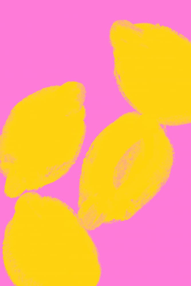 Lemons by Treechild — canvas wall art