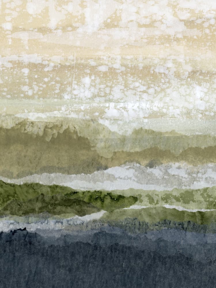 Serene Layered Landscape by Lara Eckerman — canvas wall art