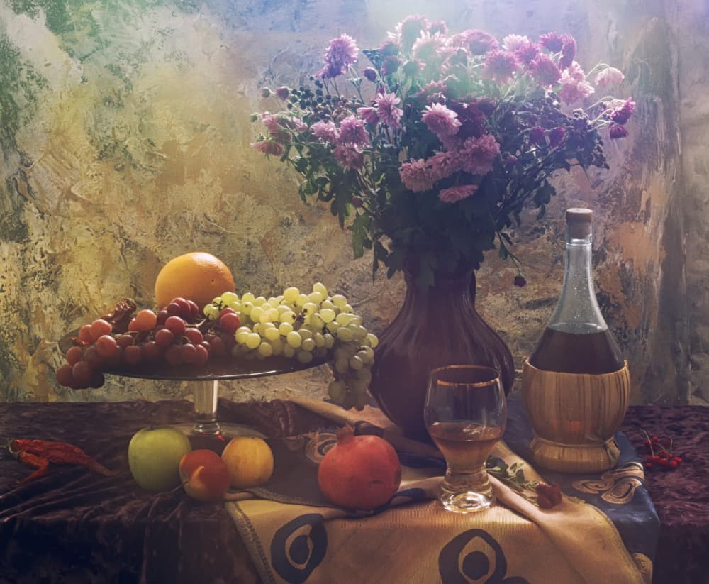 Autumn Harvest Still Life by UstinaGreen — canvas wall art