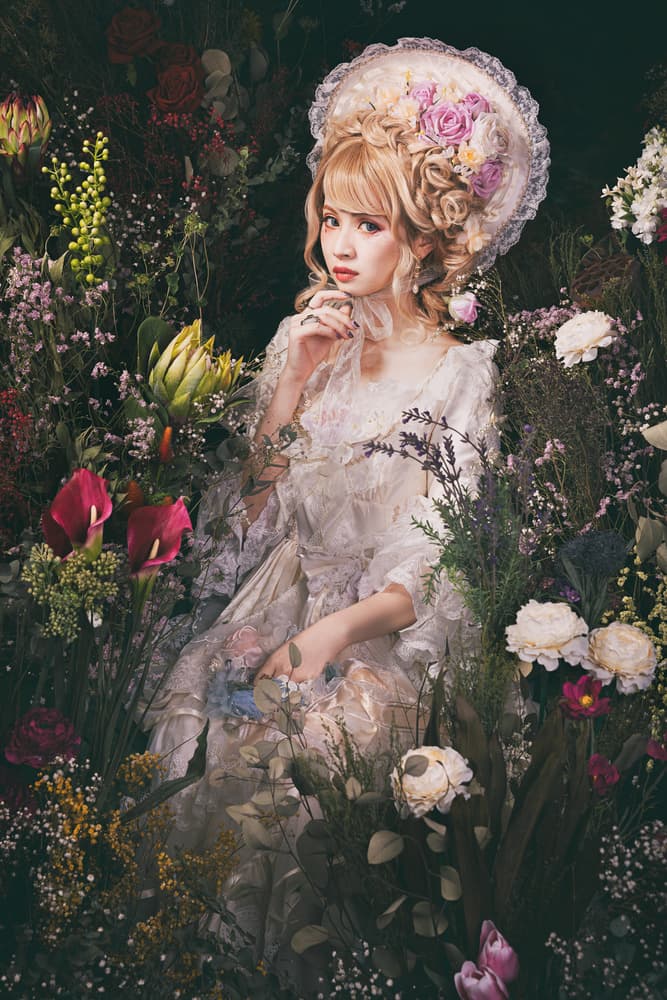 Rococo Garden Beauty by Daisuke Kiyota — canvas wall art