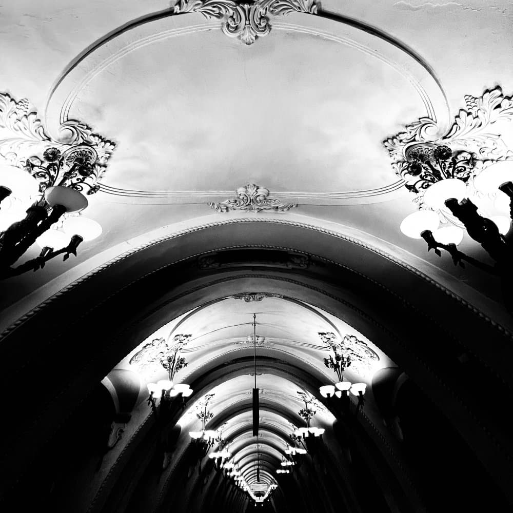 Ornate Arched Hallway by Dmitrii Rabeev — canvas wall art