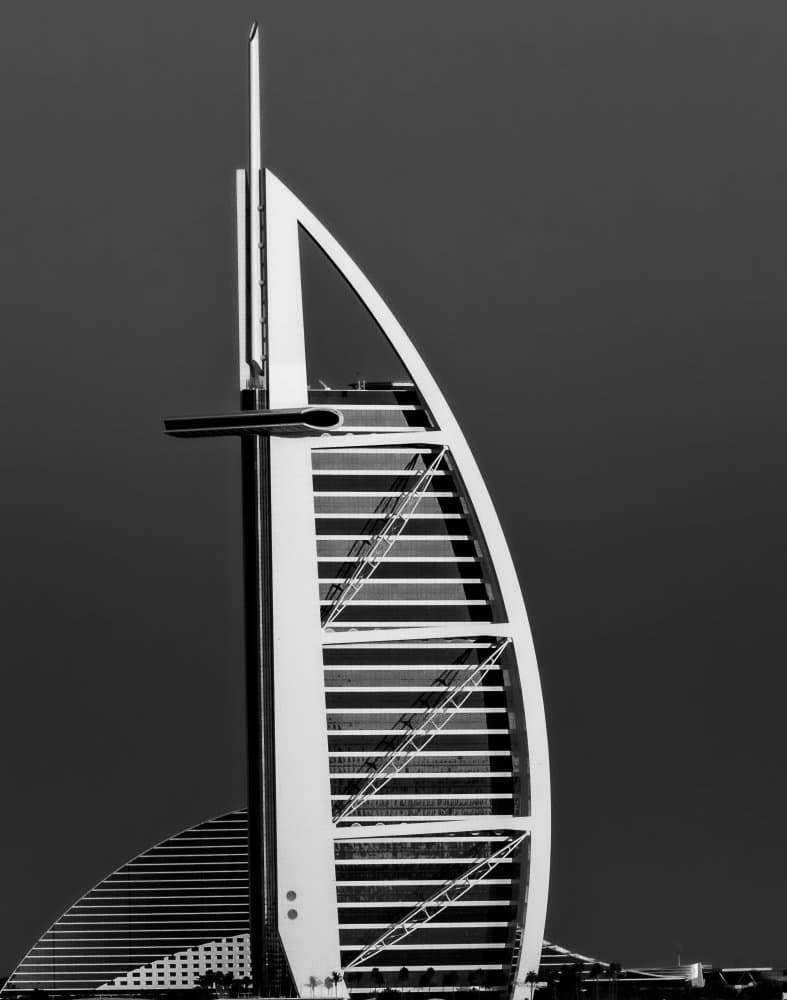 Iconic Dubai Structure by Hasan Dimdik — canvas wall art