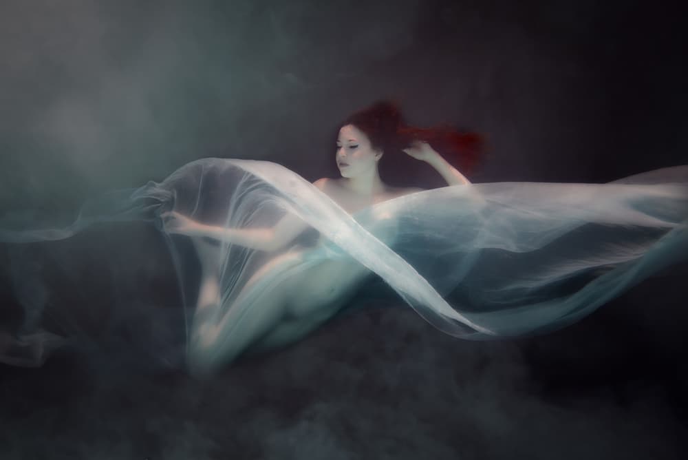 Ethereal Underwater Nude by Gabriela Slegrova — canvas wall art