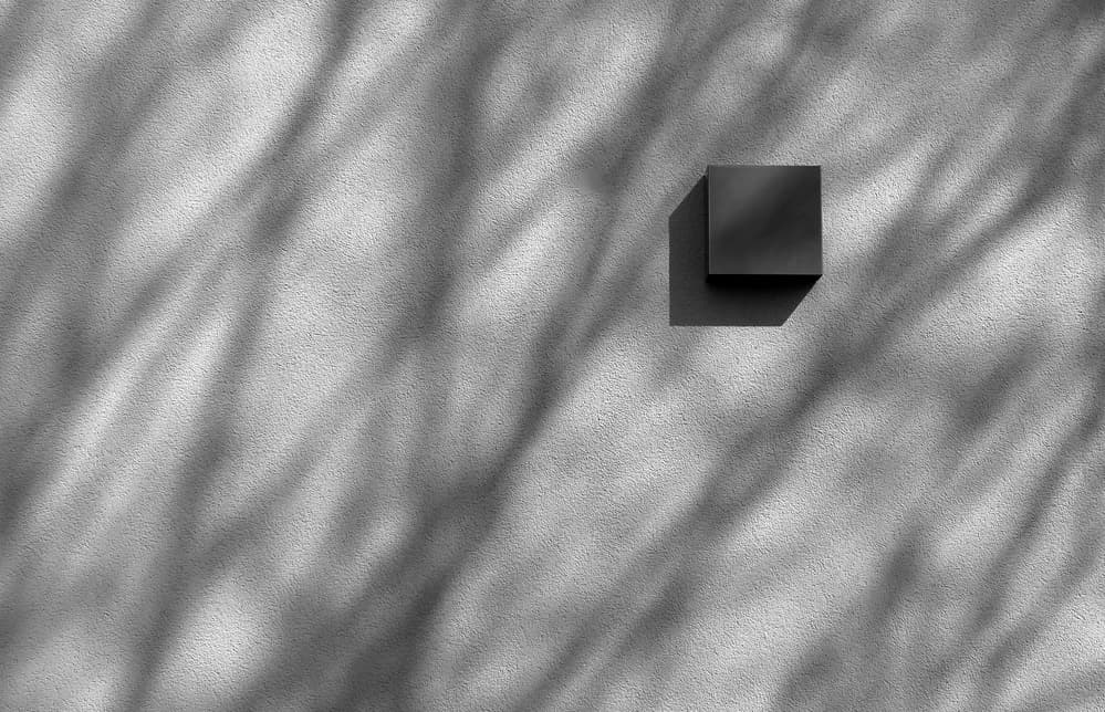 Minimalist Shadow Square by Dorothee Lieb — canvas wall art