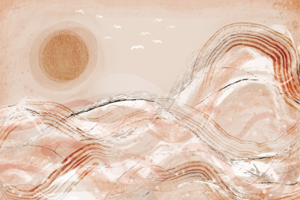 Desert Dreamscape by Treechild — canvas wall art
