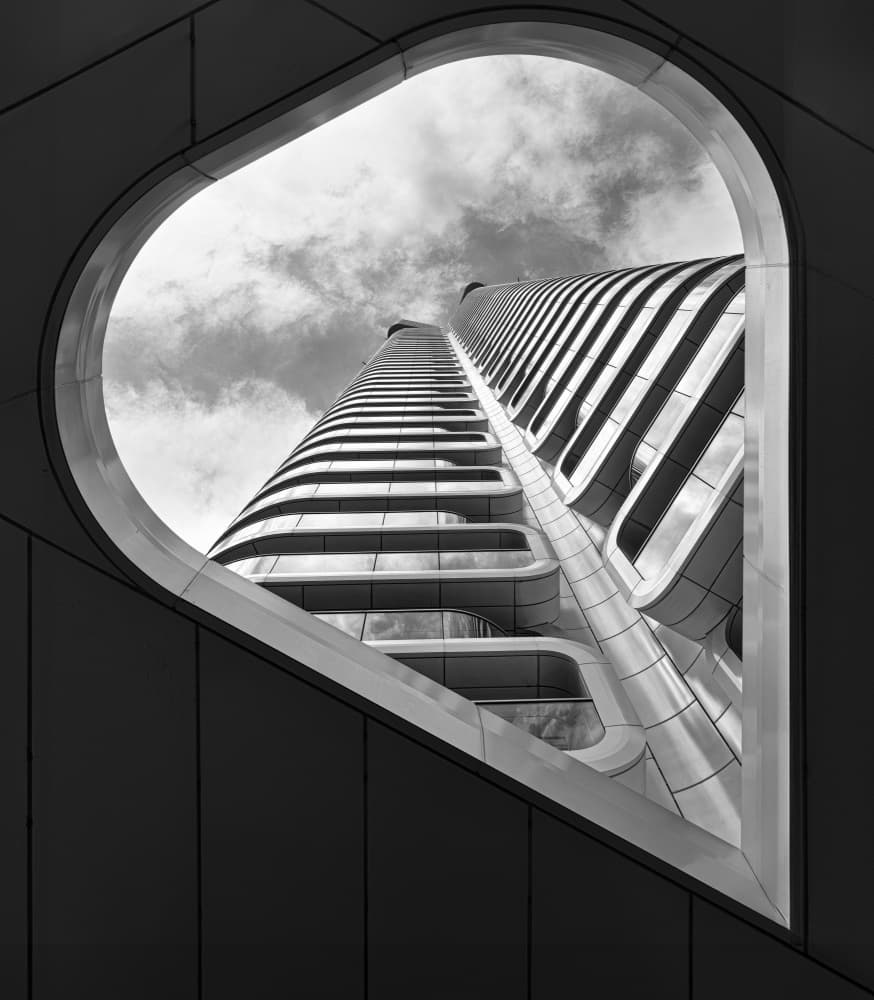 Framed Modern Architecture by Stephan Rückert — canvas wall art