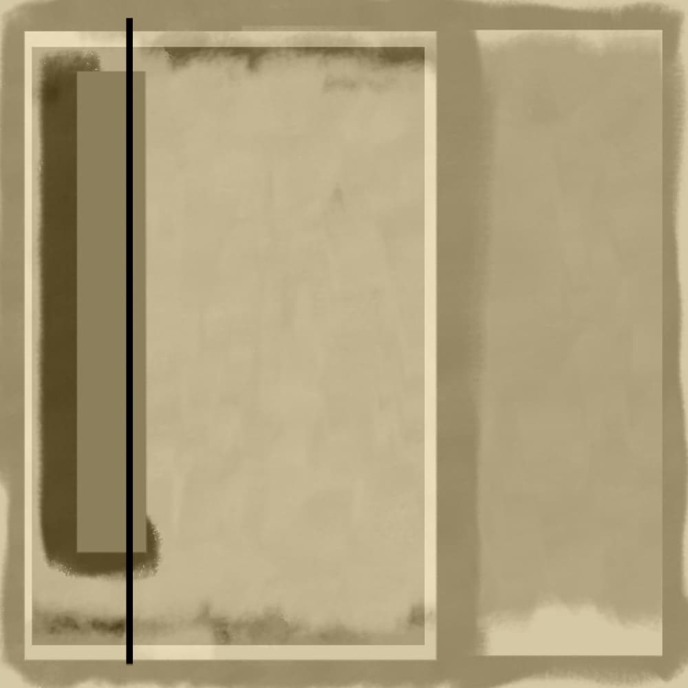 Vertical Sepia Abstraction by Dina Dankers — canvas wall art