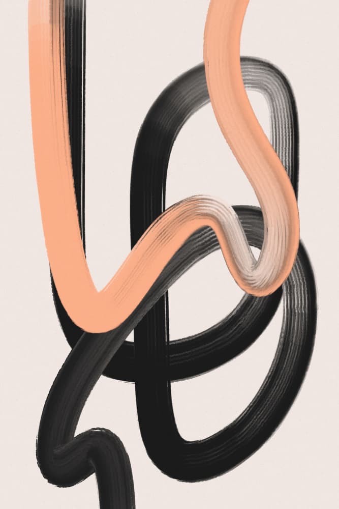 Fluid Strokes by Treechild — canvas wall art