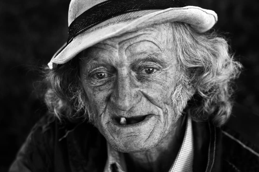 Weathered Man Fedora by Zoran Toldi (EFIAP AZSF) — canvas wall art