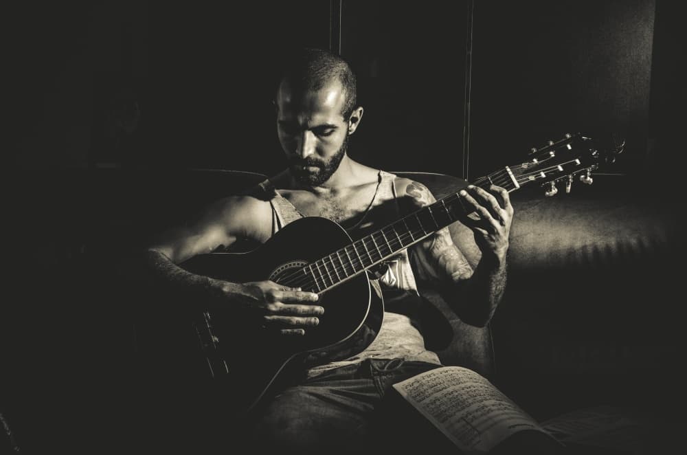 Musician In Focus by Diego Rodarte — canvas wall art