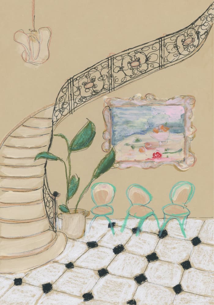 Museum Day In Paris by Katharina Puritscher — canvas wall art