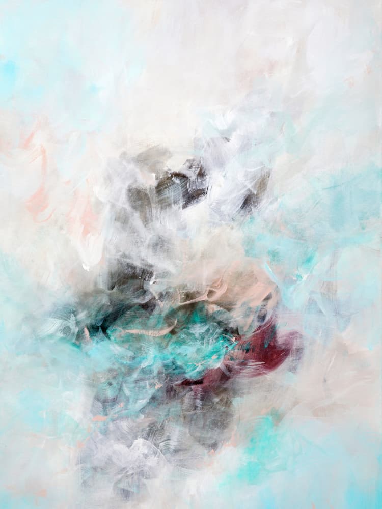 Ethereal Abstract Flow by Françoise Wattré — canvas wall art