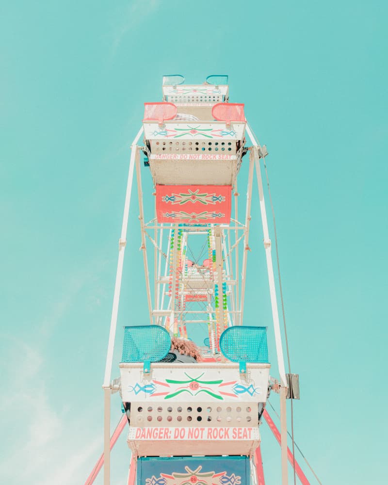 Ferris Wheel Nostalgia by Tom Windeknecht — canvas wall art