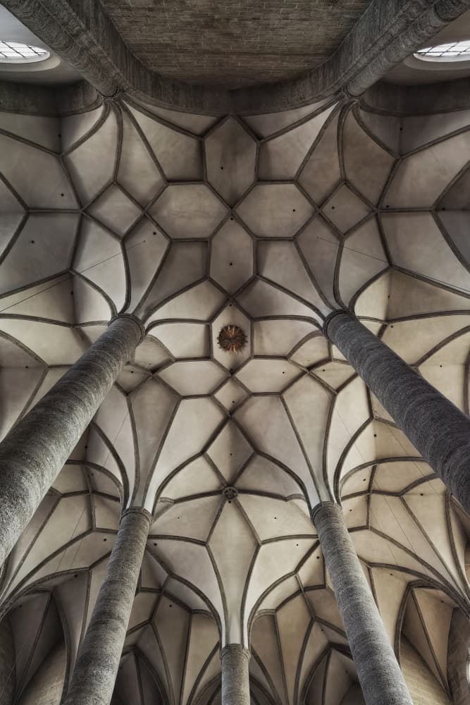 Soaring Stone Vaults by Branko Markovic — canvas wall art