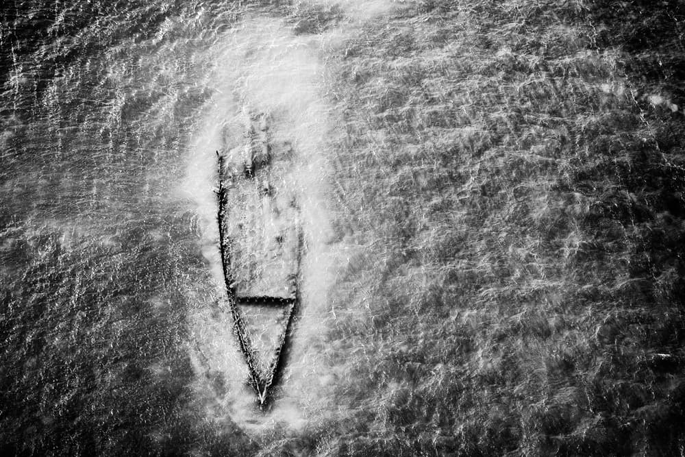 Abandoned Ocean Wreck by Abbas Ali Amir — canvas wall art