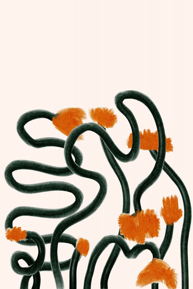 Wanderingflowers by Treechild — canvas wall art