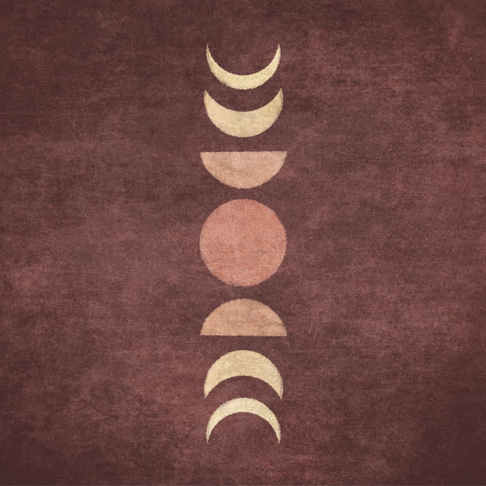 Lunar Phases Alignment by Emel Tunaboylu — canvas wall art