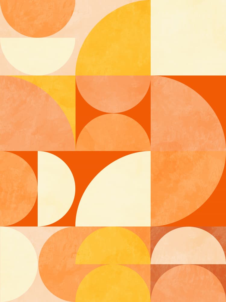 Spring Mid Rhapsody Orange 3 by Ana Rut Bre — canvas wall art