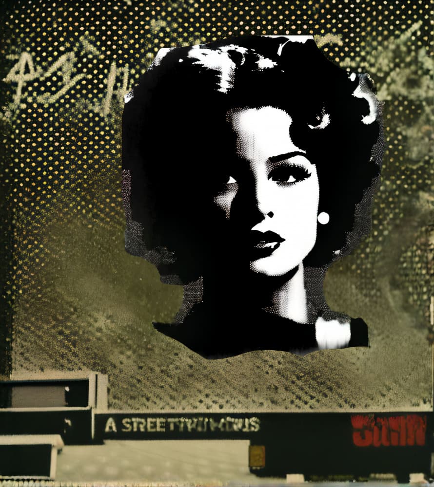 Vintage Pop Art Woman by Cicero Spin — canvas wall art
