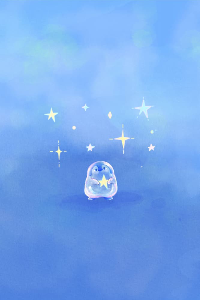 Dreamy Star Creature by Xuan Thai — canvas wall art