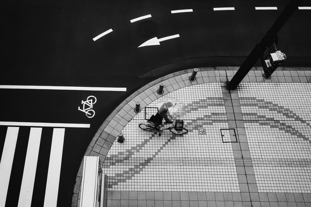 Urban Corner Perspective by Haruyo Sakamoto — canvas wall art