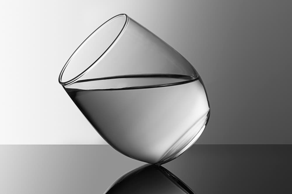 Balanced Water Glass by Naoki Matsumura — canvas wall art