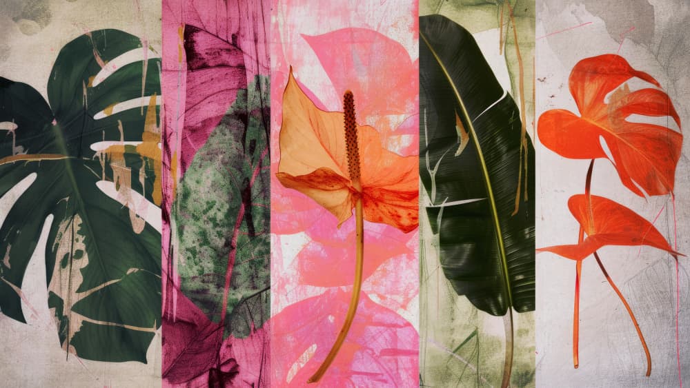 Tropical Elegance by Treechild — canvas wall art