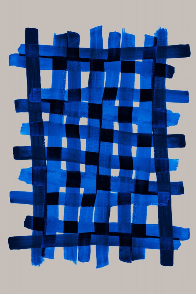 The Grid 5 by Mareike Böhmer — canvas wall art