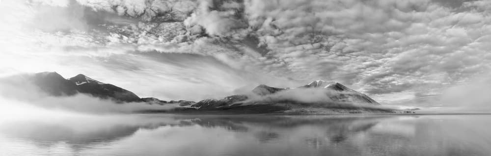 Cloudy Mountain Lake by Marloes van Pareren — canvas wall art