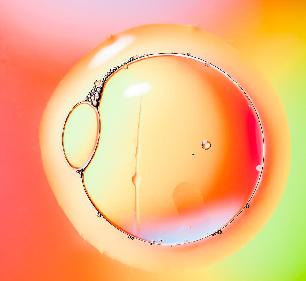 Colorful Liquid Sphere by Alessandro Zocchi — canvas wall art