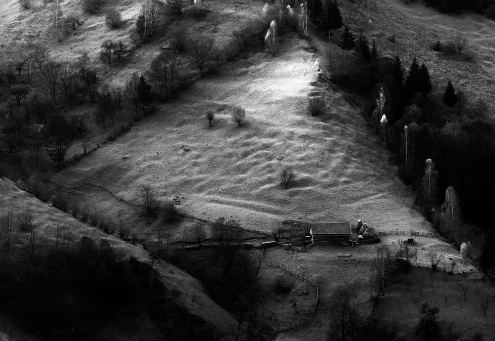 Winter Hillside Farm by Julien Oncete — canvas wall art