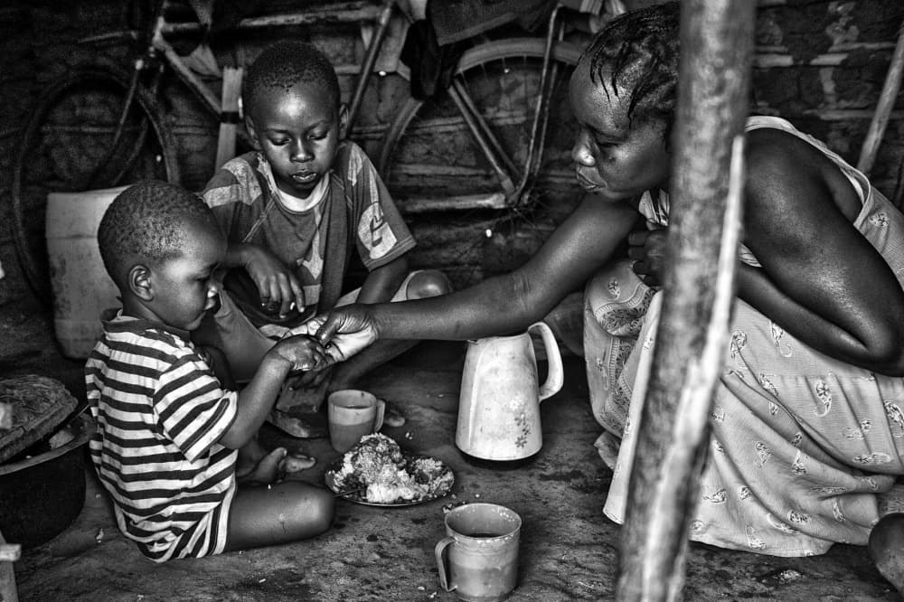 Sharing A Meal by Foad Mirzaie — canvas wall art