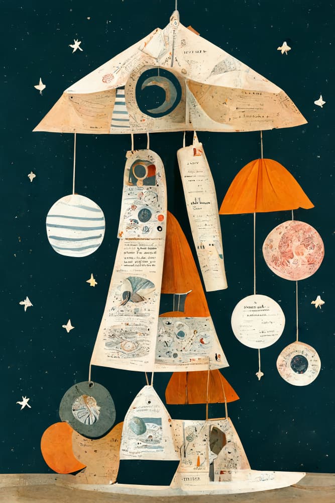 Cosmic Jamboree by Treechild — canvas wall art