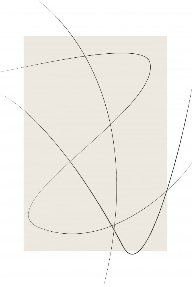 Abstract Graceful Lines by Oju Design — canvas wall art
