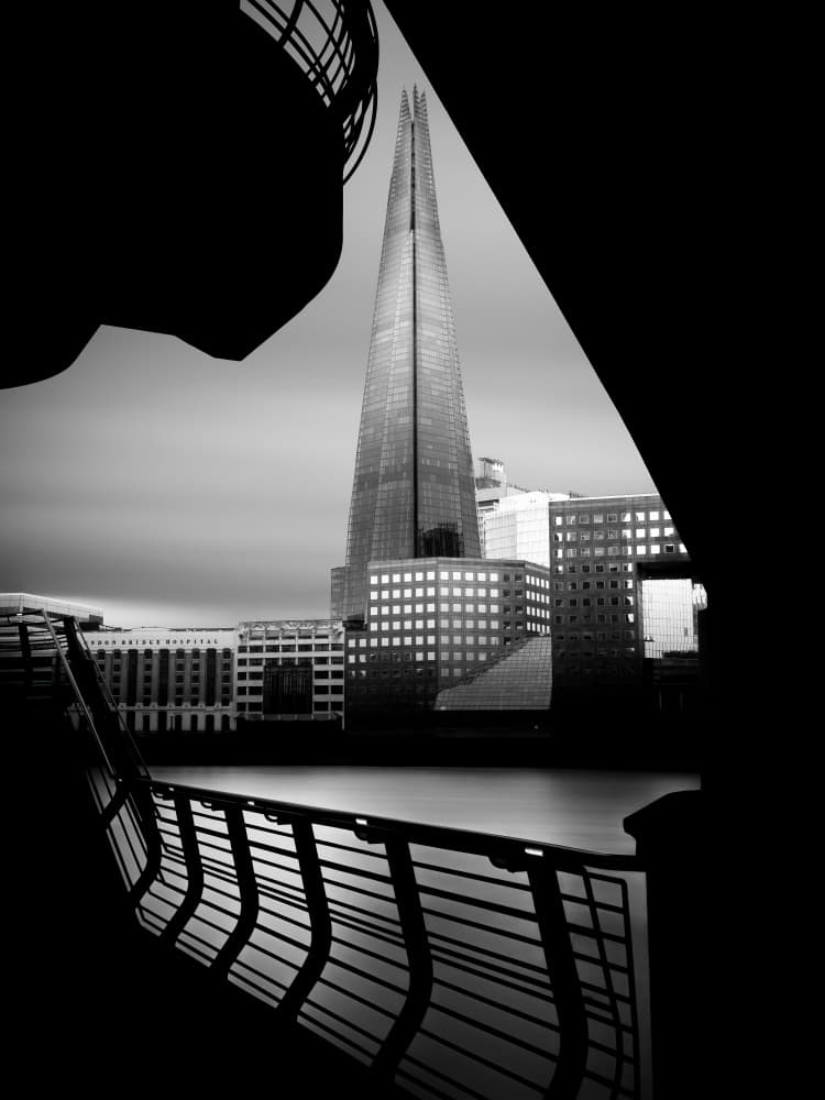 Framed Shard Cityscape by Martyn Large — canvas wall art