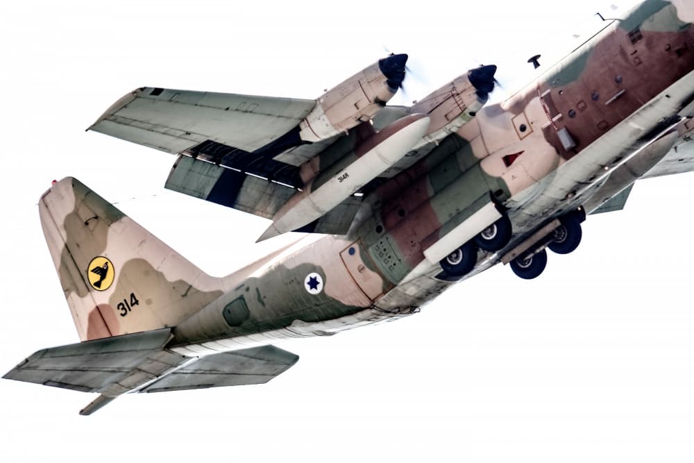 Military Transport Flight by Tal Paz-Fridman — canvas wall art