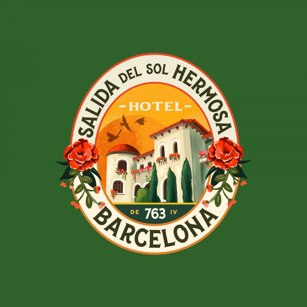 Hotel Barcelona Spain by The Whiskey Ginger — canvas wall art