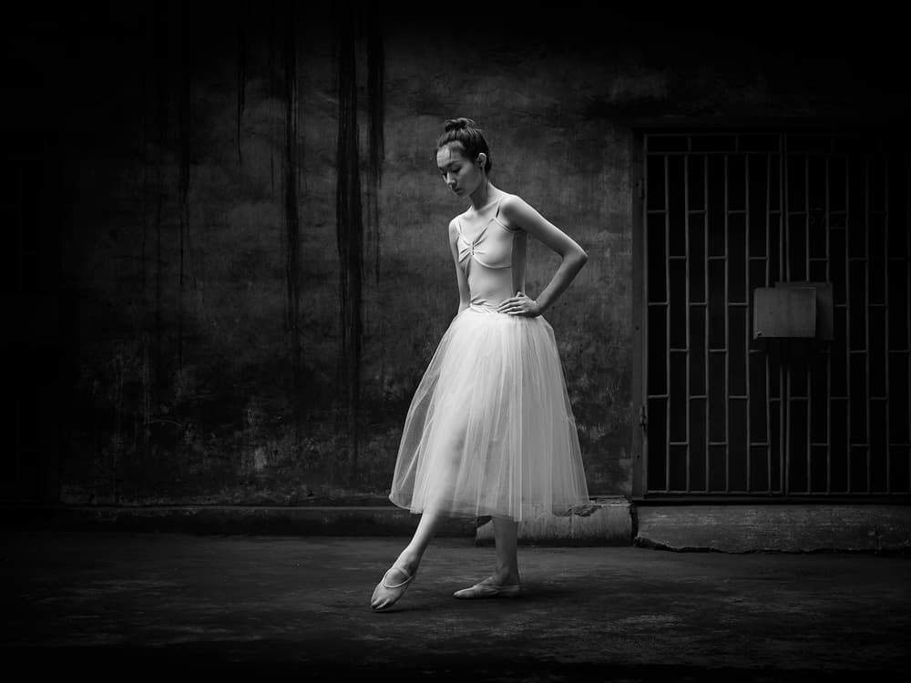 Urban Ballerina by Bingo Z — canvas wall art