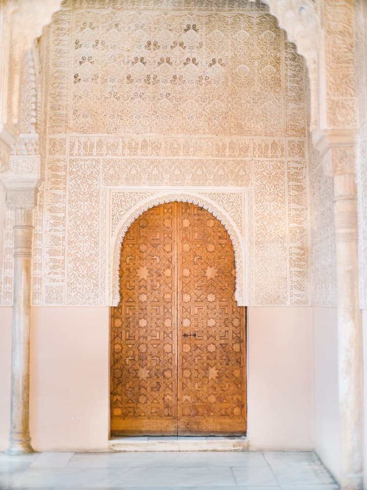Alhambra door by Raisa Zwart — canvas wall art