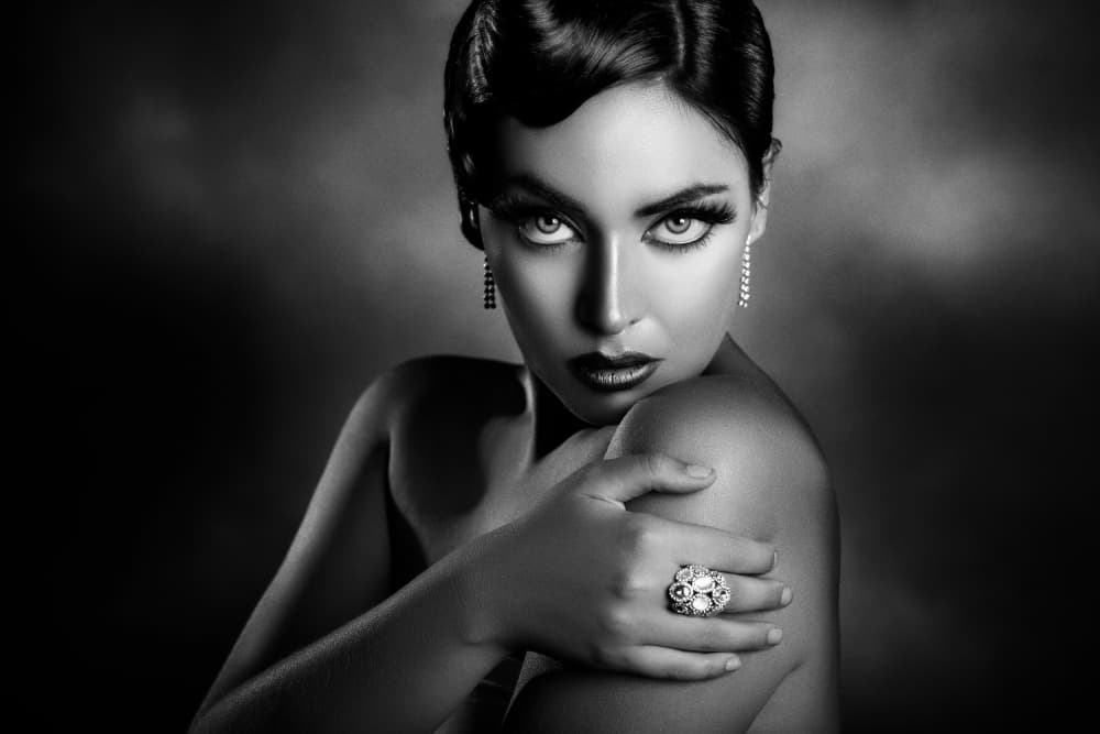 Old Hollywood Glamour by Peppe Tambè — canvas wall art