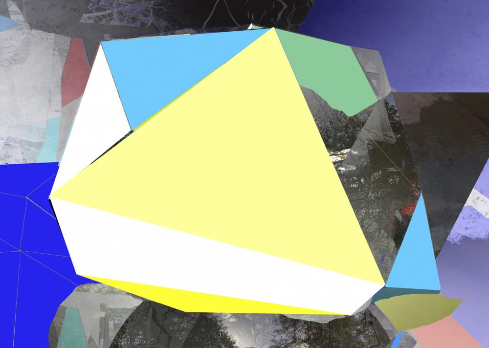 Abstract Geometric Landscape by Stefan Fransson — canvas wall art